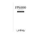INFINITY FPS-1000 Manual de Usuario